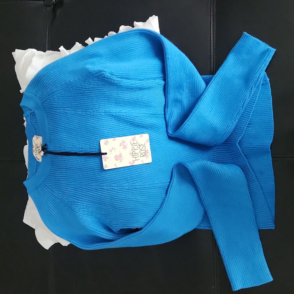 Hippie Rose blue sweater